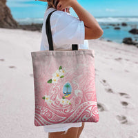 Guam Fishhook Mix Guasali Flowers Tote Bag Dreaming Coral LT7 - Polynesian Pride