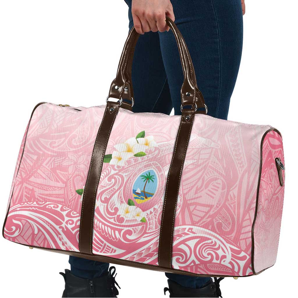 Guam Fishhook Mix Guasali Flowers Travel Bag Dreaming Coral LT7 - Polynesian Pride