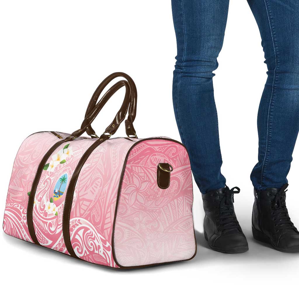 Guam Fishhook Mix Guasali Flowers Travel Bag Dreaming Coral LT7 - Polynesian Pride