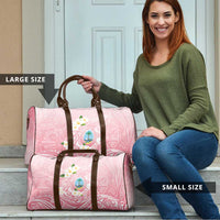 Guam Fishhook Mix Guasali Flowers Travel Bag Dreaming Coral LT7 - Polynesian Pride