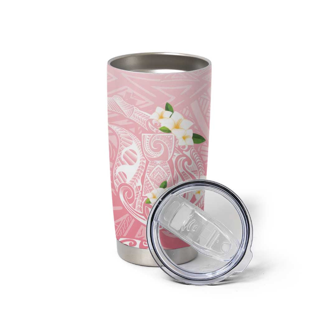 Guam Fishhook Mix Guasali Flowers Tumbler Cup Dreaming Coral LT7 - Polynesian Pride