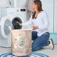 Guam Fishhook Mix Guasali Flowers Laundry Basket Dreaming Hazel LT7 - Polynesian Pride