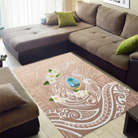 Guam Fishhook Mix Guasali Flowers Area Rug Dreaming Hazel LT7 - Polynesian Pride