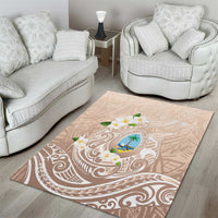 Guam Fishhook Mix Guasali Flowers Area Rug Dreaming Hazel LT7 - Polynesian Pride