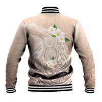 Guam Fishhook Mix Guasali Flowers Baseball Jacket Dreaming Hazel LT7 - Polynesian Pride
