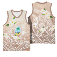 Guam Fishhook Mix Guasali Flowers Basketball Jersey Dreaming Hazel LT7 - Polynesian Pride