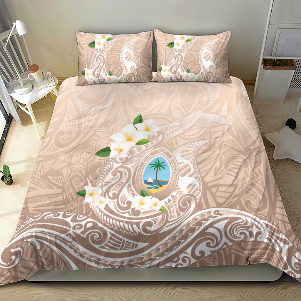 Guam Fishhook Mix Guasali Flowers Bedding Set Dreaming Hazel LT7 - Polynesian Pride
