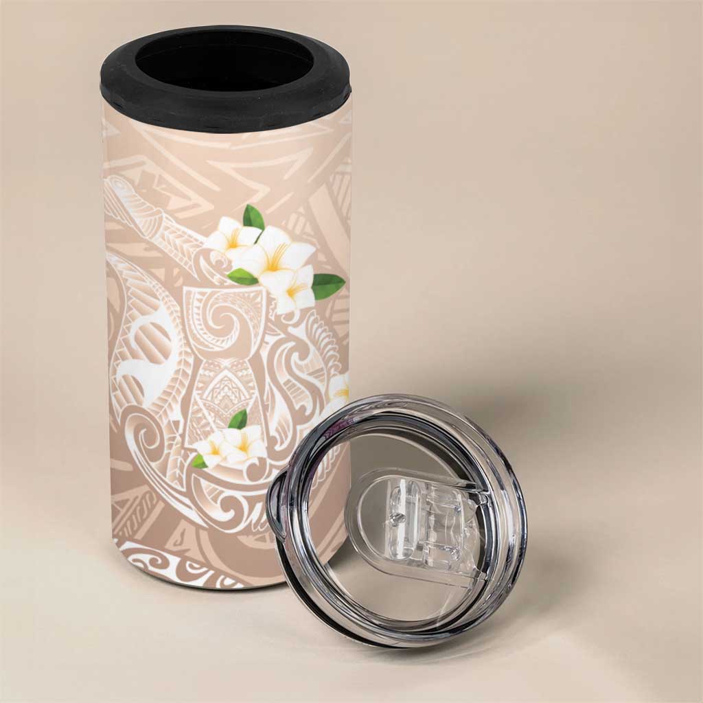 Guam Fishhook Mix Guasali Flowers 4 in 1 Can Cooler Tumbler Dreaming Hazel LT7 - Polynesian Pride