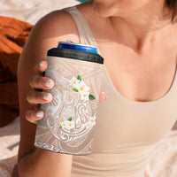 Guam Fishhook Mix Guasali Flowers 4 in 1 Can Cooler Tumbler Dreaming Hazel LT7 - Polynesian Pride