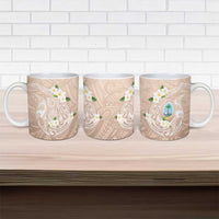 Guam Fishhook Mix Guasali Flowers Ceramic Mug Dreaming Hazel LT7 - Polynesian Pride