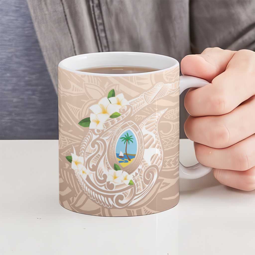 Guam Fishhook Mix Guasali Flowers Ceramic Mug Dreaming Hazel LT7 - Polynesian Pride