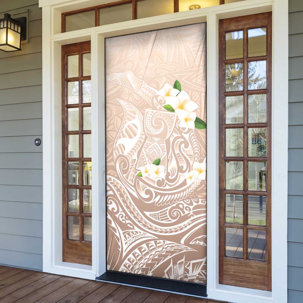 Guam Fishhook Mix Guasali Flowers Door Cover Dreaming Hazel LT7 - Polynesian Pride