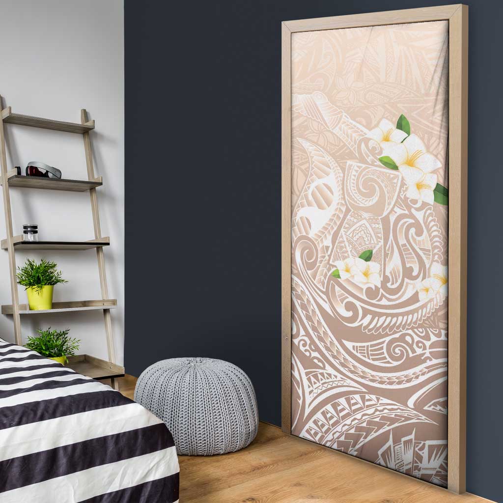 Guam Fishhook Mix Guasali Flowers Door Cover Dreaming Hazel LT7 - Polynesian Pride