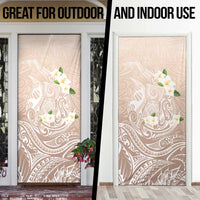 Guam Fishhook Mix Guasali Flowers Door Cover Dreaming Hazel LT7 - Polynesian Pride