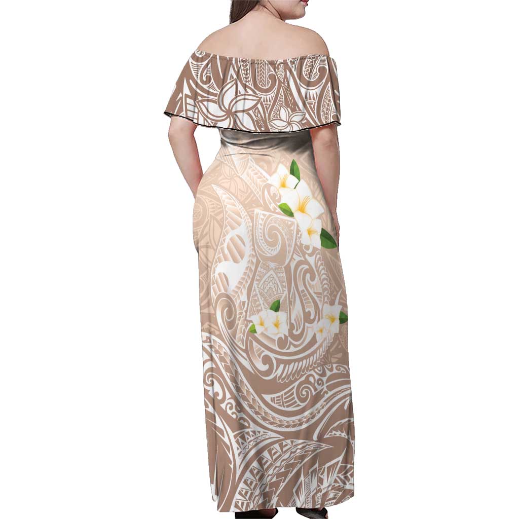 Guam Fishhook Mix Guasali Flowers Family Matching Off Shoulder Maxi Dress and Hawaiian Shirt Dreaming Hazel