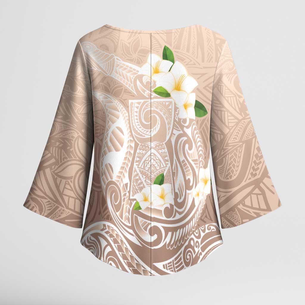 Guam Fishhook Mix Guasali Flowers Kimono Sleeve Blouse Dreaming Hazel LT7 - Polynesian Pride