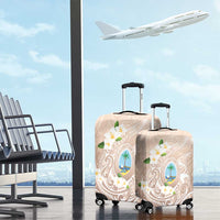 Guam Fishhook Mix Guasali Flowers Luggage Cover Dreaming Hazel LT7 - Polynesian Pride
