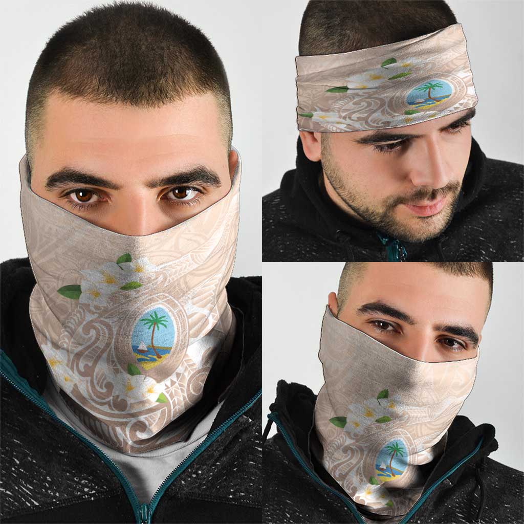 Guam Fishhook Mix Guasali Flowers Neck Gaiter Dreaming Hazel LT7 - Polynesian Pride