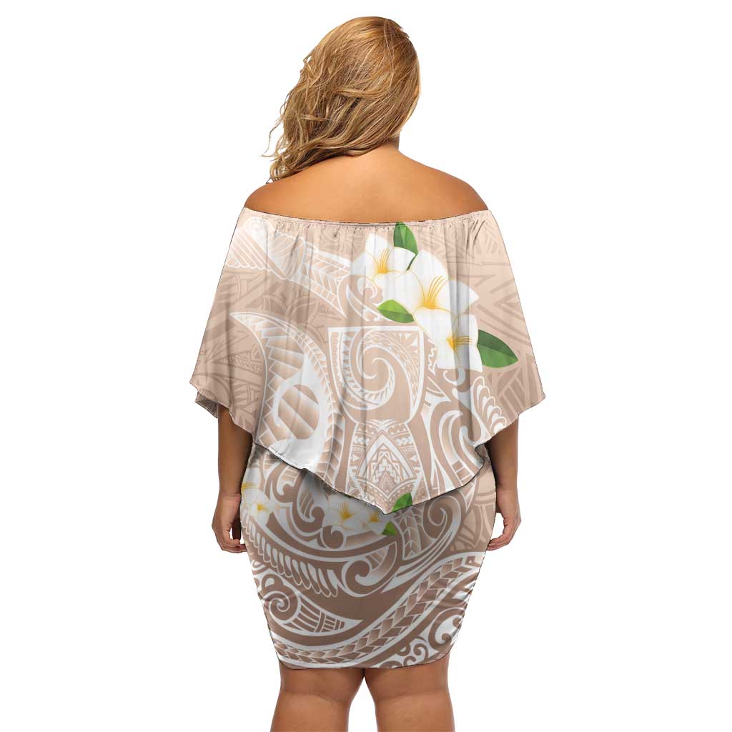 Guam Fishhook Mix Guasali Flowers Off Shoulder Short Dress Dreaming Hazel