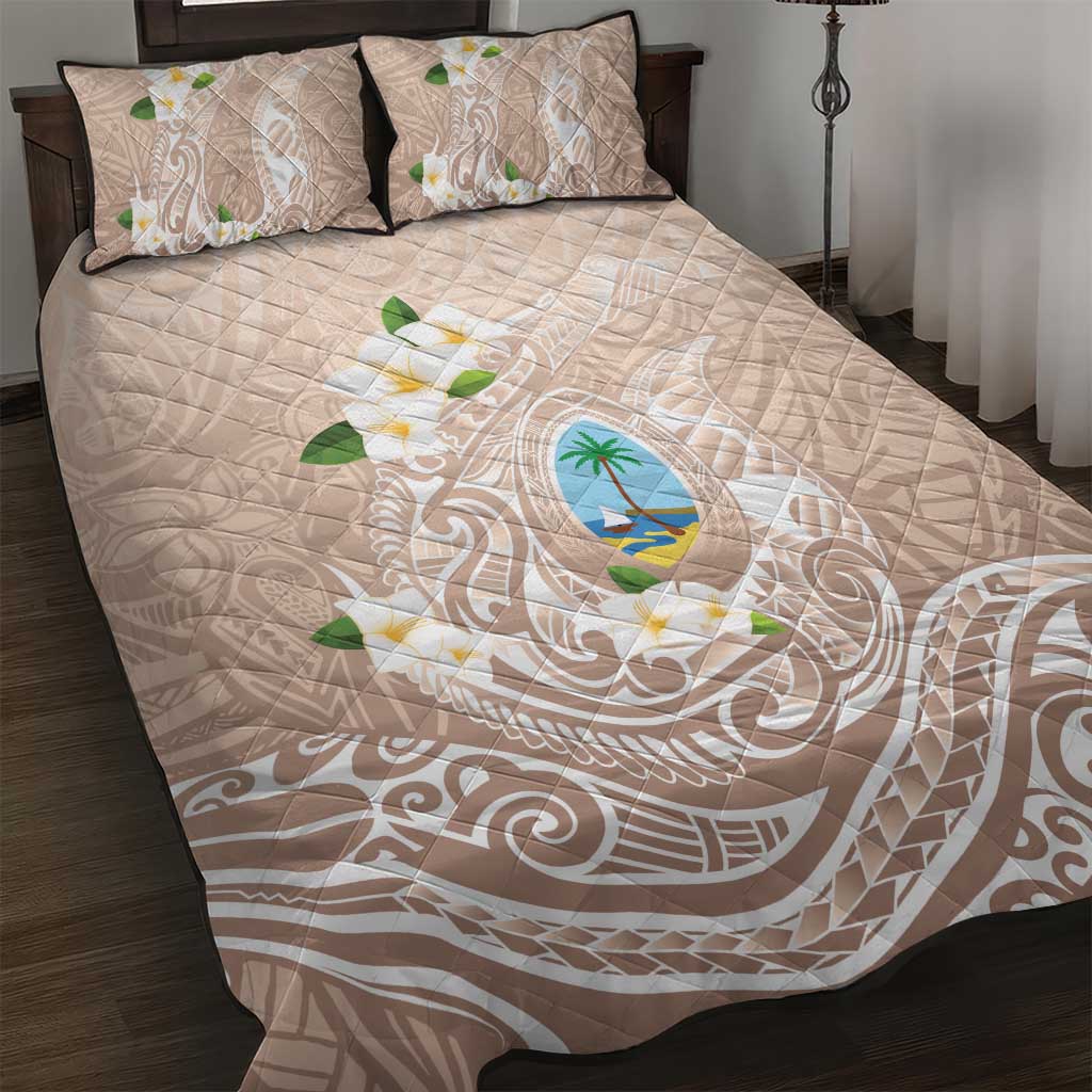 Guam Fishhook Mix Guasali Flowers Quilt Bed Set Dreaming Hazel