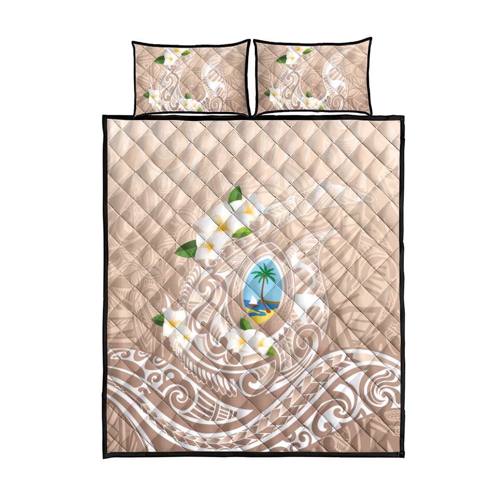 Guam Fishhook Mix Guasali Flowers Quilt Bed Set Dreaming Hazel LT7 - Polynesian Pride