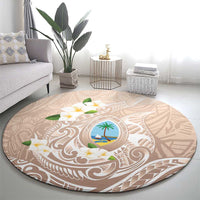 Guam Fishhook Mix Guasali Flowers Round Carpet Dreaming Hazel LT7 - Polynesian Pride