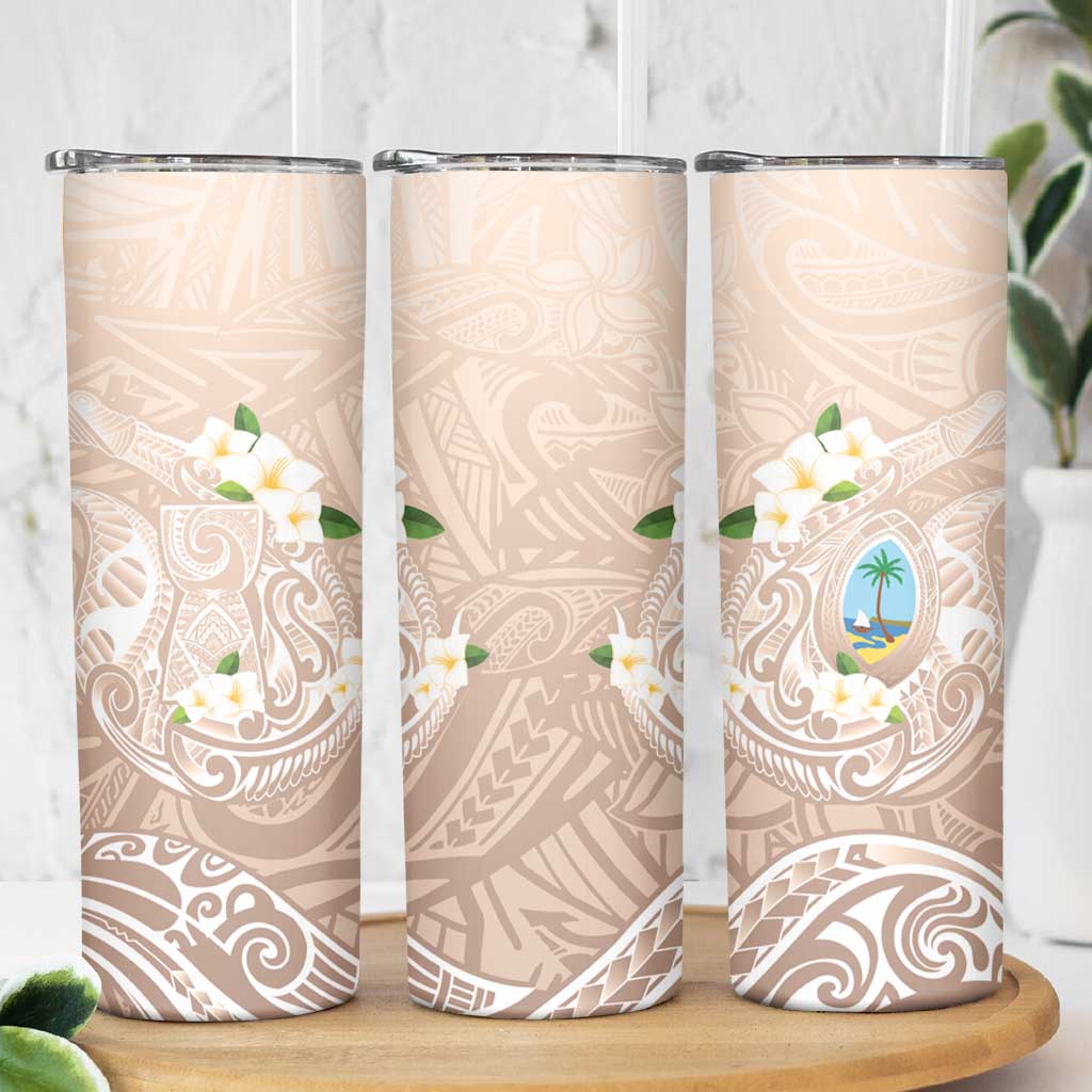 Guam Fishhook Mix Guasali Flowers Skinny Tumbler Dreaming Hazel LT7 - Polynesian Pride