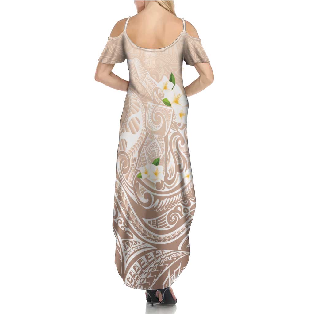 Guam Fishhook Mix Guasali Flowers Summer Maxi Dress Dreaming Hazel LT7 - Polynesian Pride