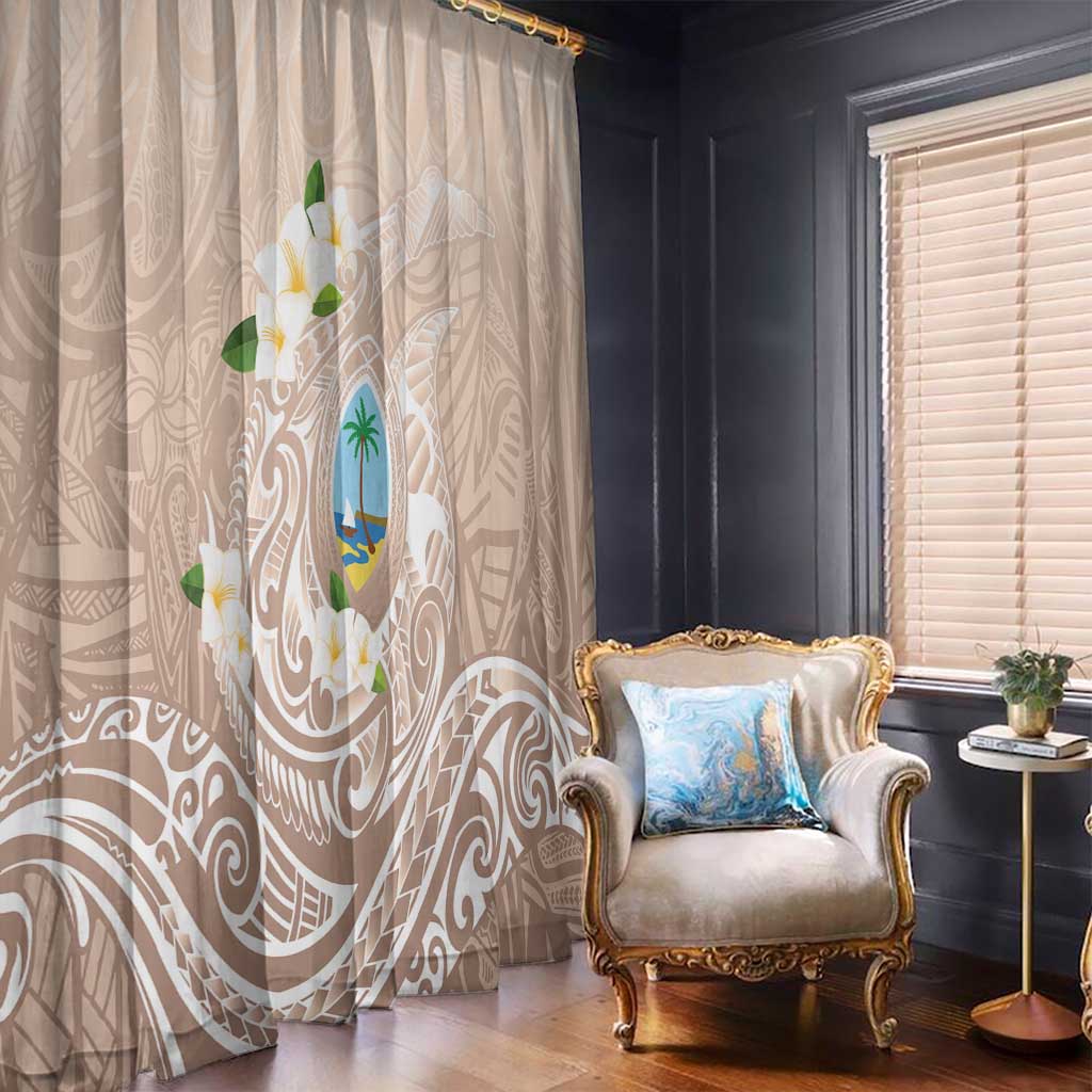 Guam Fishhook Mix Guasali Flowers Window Curtain Dreaming Hazel LT7 - Polynesian Pride