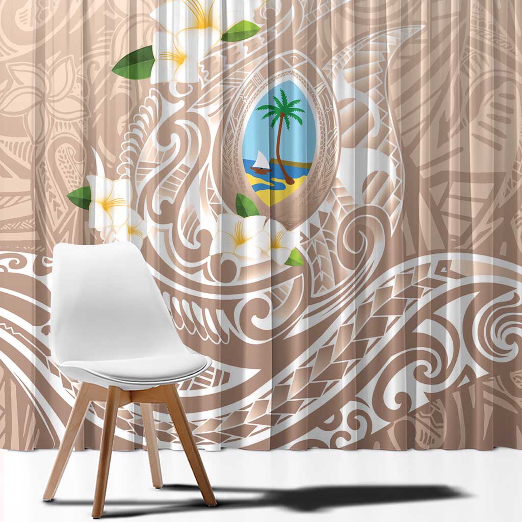 Guam Fishhook Mix Guasali Flowers Window Curtain Dreaming Hazel LT7 - Polynesian Pride