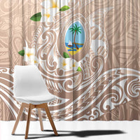 Guam Fishhook Mix Guasali Flowers Window Curtain Dreaming Hazel LT7 - Polynesian Pride