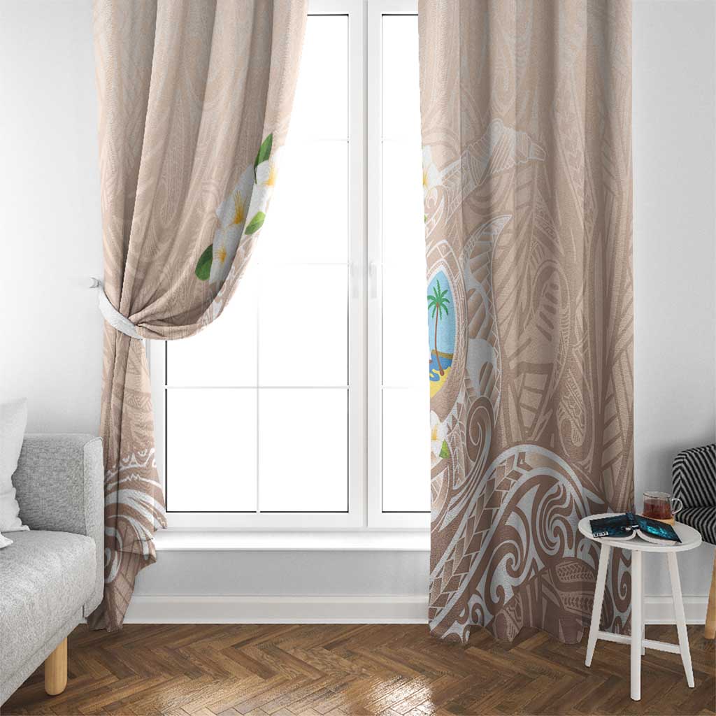 Guam Fishhook Mix Guasali Flowers Window Curtain Dreaming Hazel LT7 - Polynesian Pride