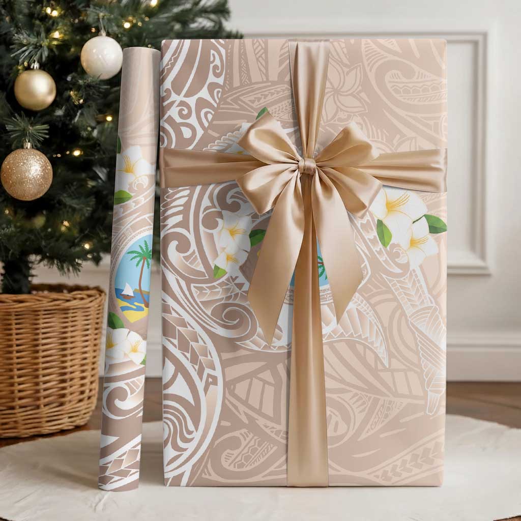Guam Fishhook Mix Guasali Flowers Wrapping Paper Dreaming Hazel LT7 - Polynesian Pride