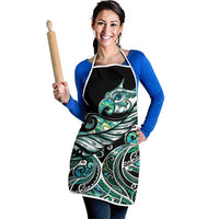 Maori Matariki - Manaia Apron Emerald Paua Shell LT7 - Polynesian Pride