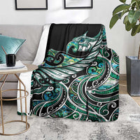 Maori Matariki - Manaia Blanket Emerald Paua Shell LT7 - Polynesian Pride