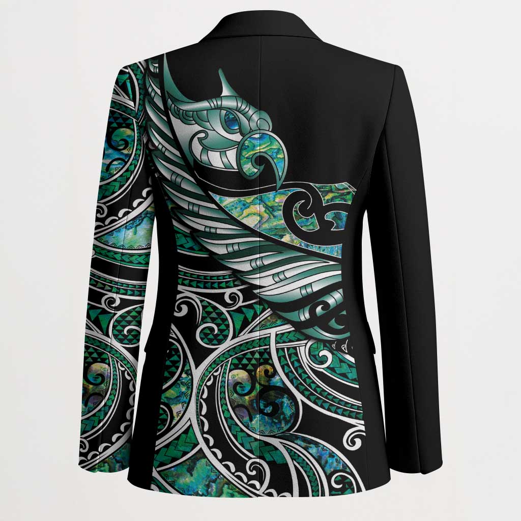 Maori Matariki - Manaia Blazer Emerald Paua Shell LT7 - Polynesian Pride