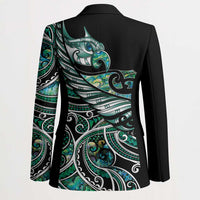 Maori Matariki - Manaia Blazer Emerald Paua Shell LT7 - Polynesian Pride