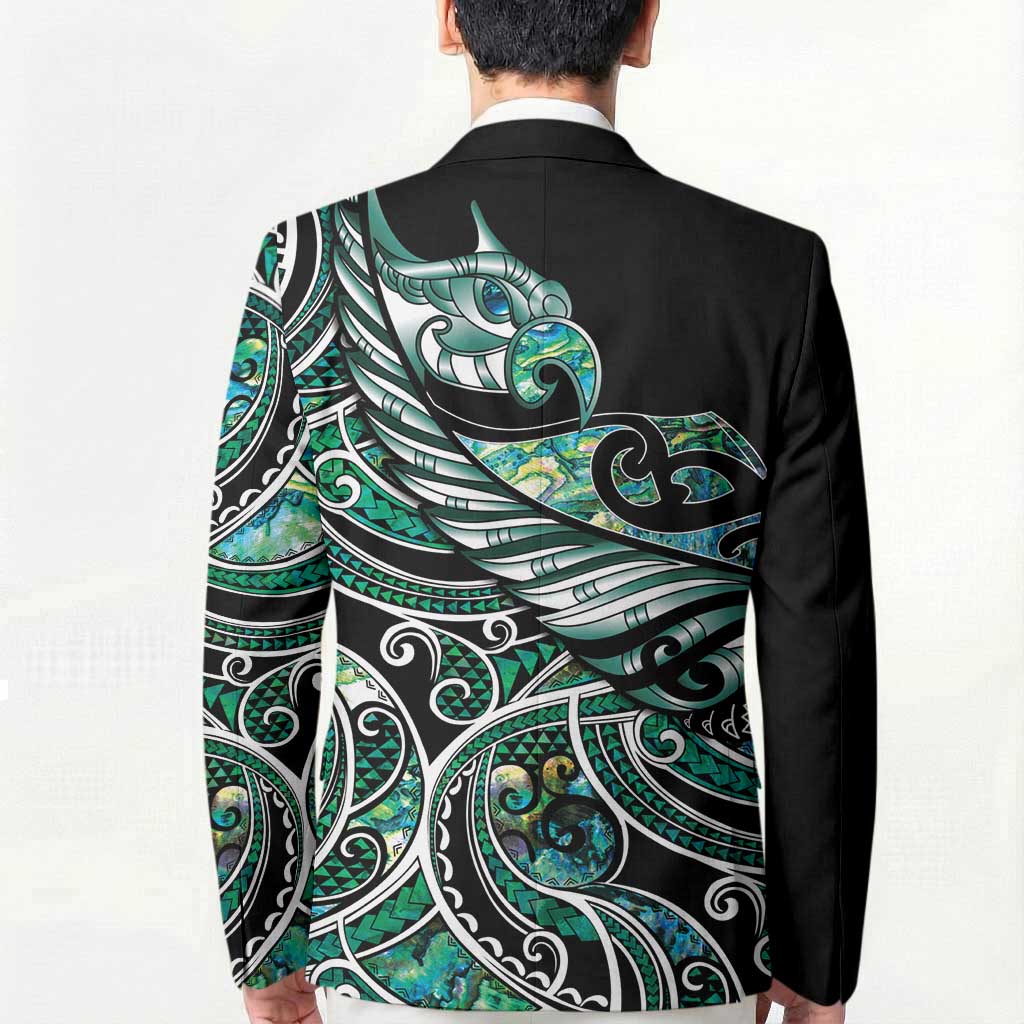 Maori Matariki - Manaia Blazer Emerald Paua Shell LT7 - Polynesian Pride