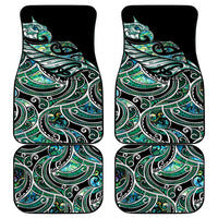 Maori Matariki - Manaia Car Mats Emerald Paua Shell LT7 - Polynesian Pride
