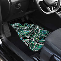 Maori Matariki - Manaia Car Mats Emerald Paua Shell LT7 - Polynesian Pride