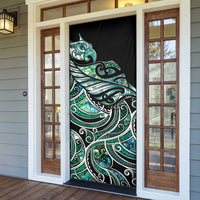 Maori Matariki - Manaia Door Cover Emerald Paua Shell LT7 - Polynesian Pride