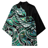 Maori Matariki - Manaia Kimono Emerald Paua Shell LT7 - Polynesian Pride