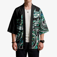 Maori Matariki - Manaia Kimono Emerald Paua Shell LT7 - Polynesian Pride