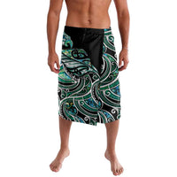 Maori Matariki - Manaia Lavalava Emerald Paua Shell LT7 Green - Polynesian Pride