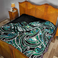 Maori Matariki - Manaia Quilt Emerald Paua Shell LT7 - Polynesian Pride