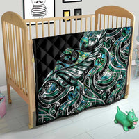Maori Matariki - Manaia Quilt Emerald Paua Shell LT7 - Polynesian Pride