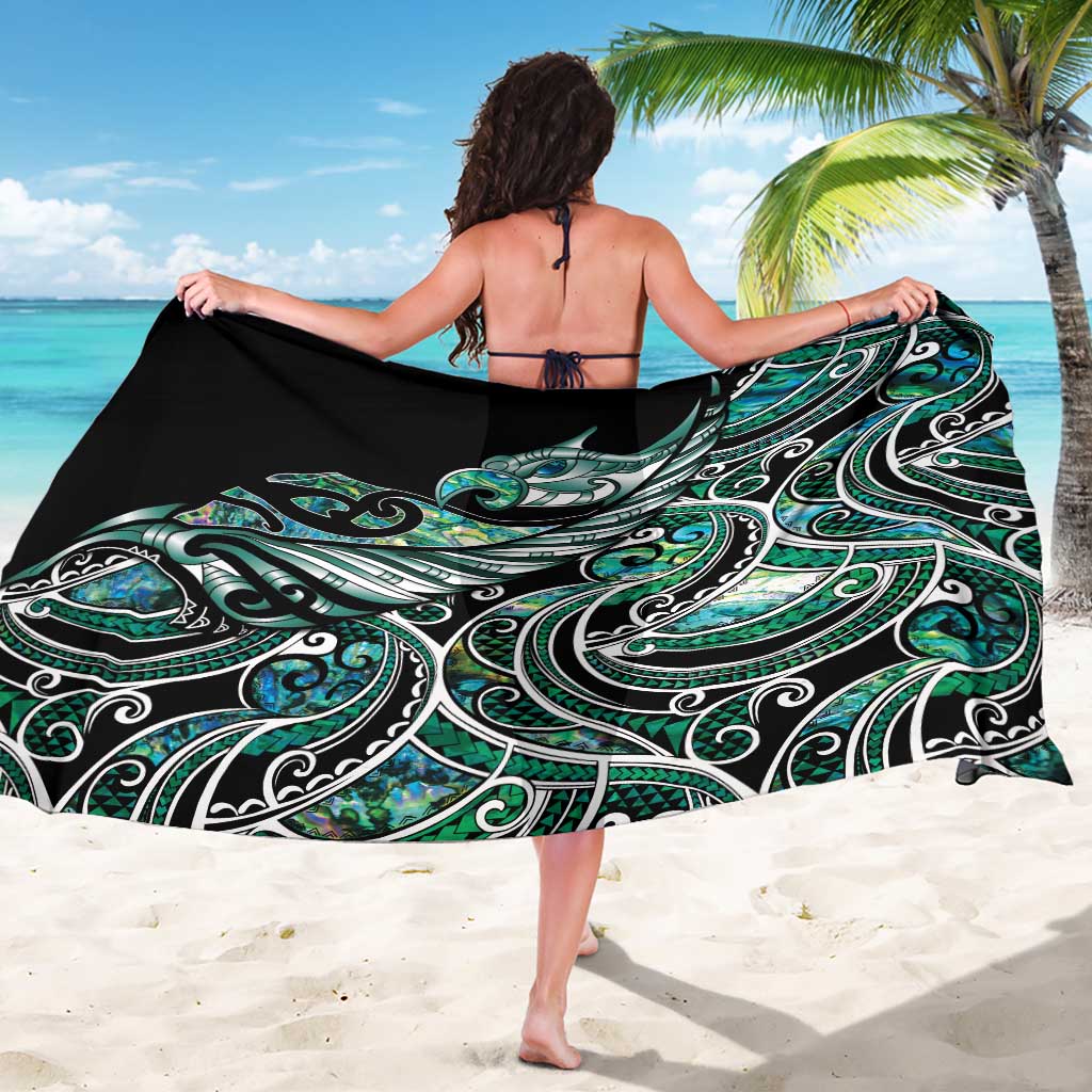 Maori Matariki - Manaia Sarong Emerald Paua Shell LT7 - Polynesian Pride