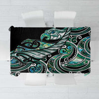Maori Matariki - Manaia Tablecloth Emerald Paua Shell LT7 Green - Polynesian Pride