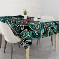 Maori Matariki - Manaia Tablecloth Emerald Paua Shell LT7 - Polynesian Pride
