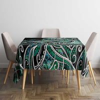 Maori Matariki - Manaia Tablecloth Emerald Paua Shell LT7 - Polynesian Pride